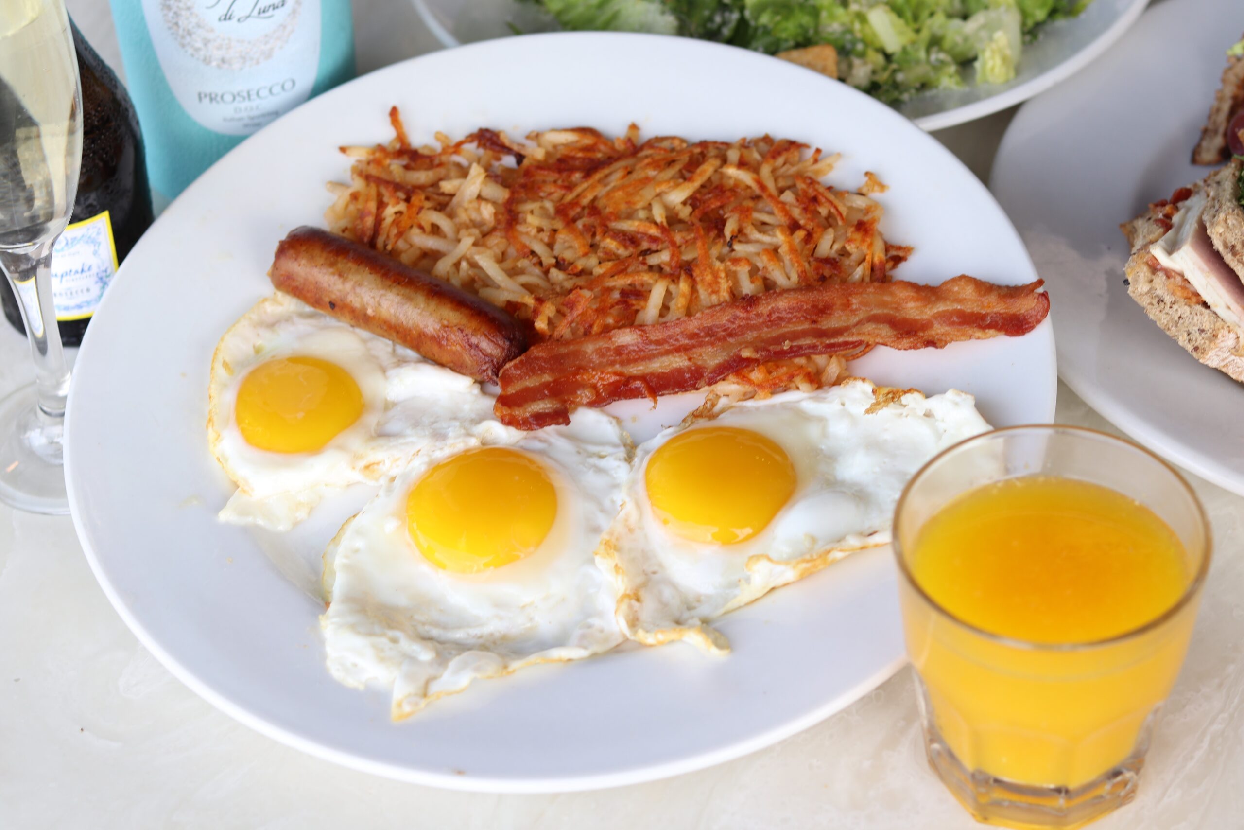 Eggs any style with meat